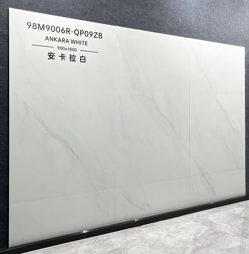 Outdoor Floor Non-Slip Tiles For Building And 900x1800x9mm White Polished Glazed Porcelain Tile For Kitchen And Hotel