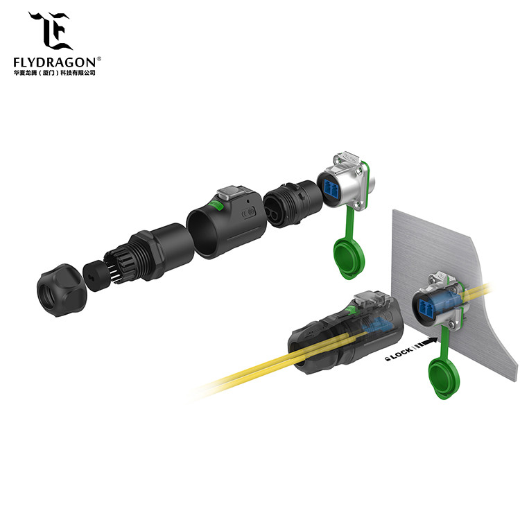 Top Quality Low Price LC Singlemode Fiber Optic Field Assembly Shielded LC Fiber Connectors, LC Fast Connector