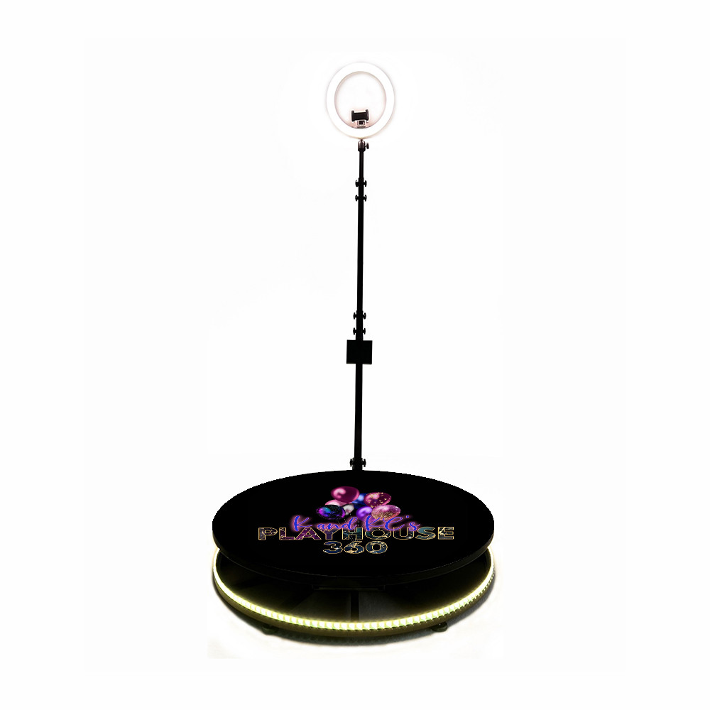 Rotating selfie 360 Photo Booth Sharing Station Slow Motion Spin Camera For Parties