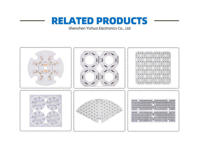 OEM ODM Aluminum LED PCB Board LF HASL OSP Surface Finished