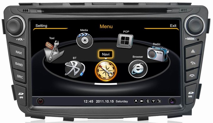 Ouchuangbo S100 Platform Car Radio Head Unit for Hyundai Verna /Solaris /Accent DVD GPS 3G Wifi Host TV USB