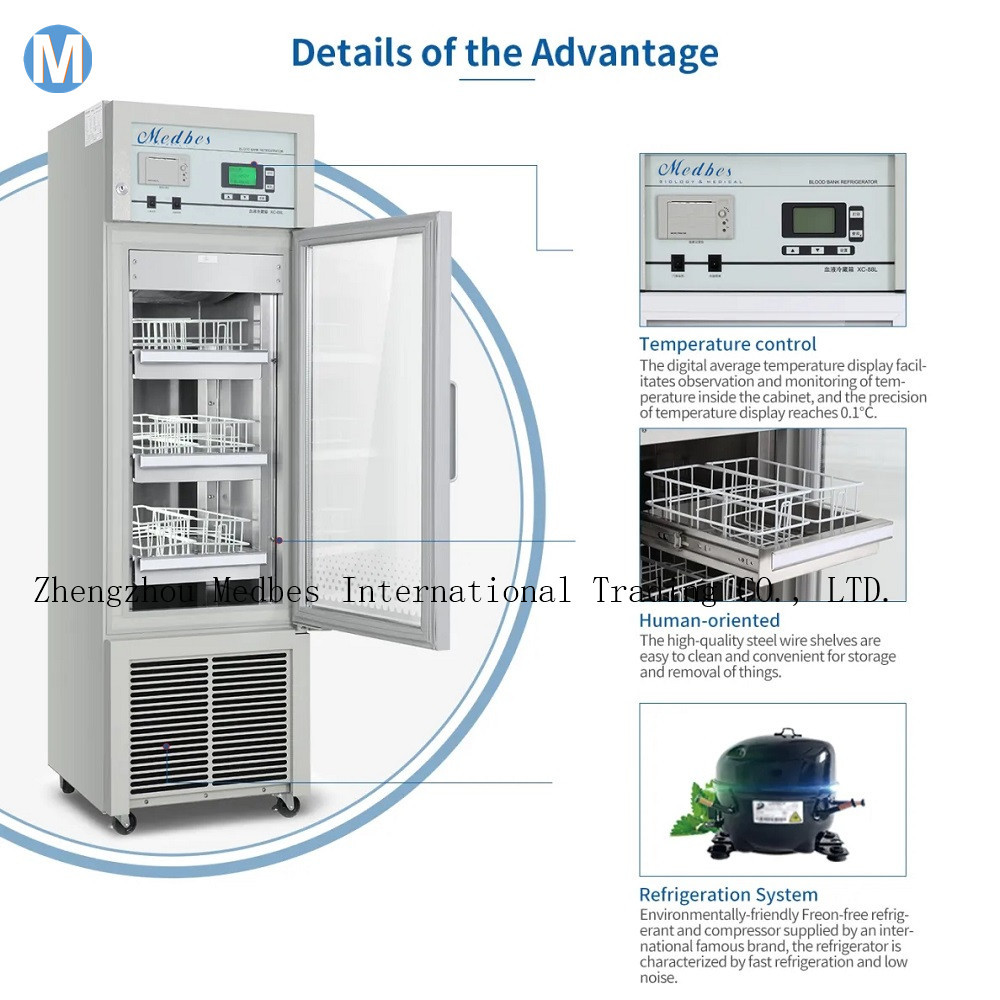 Blood Bank Medicine Storage Refrigerator Blood Bank Refrigerator