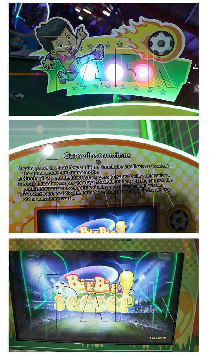 Coin Operated Football Shooing touch screen Video Arcade Game Machines