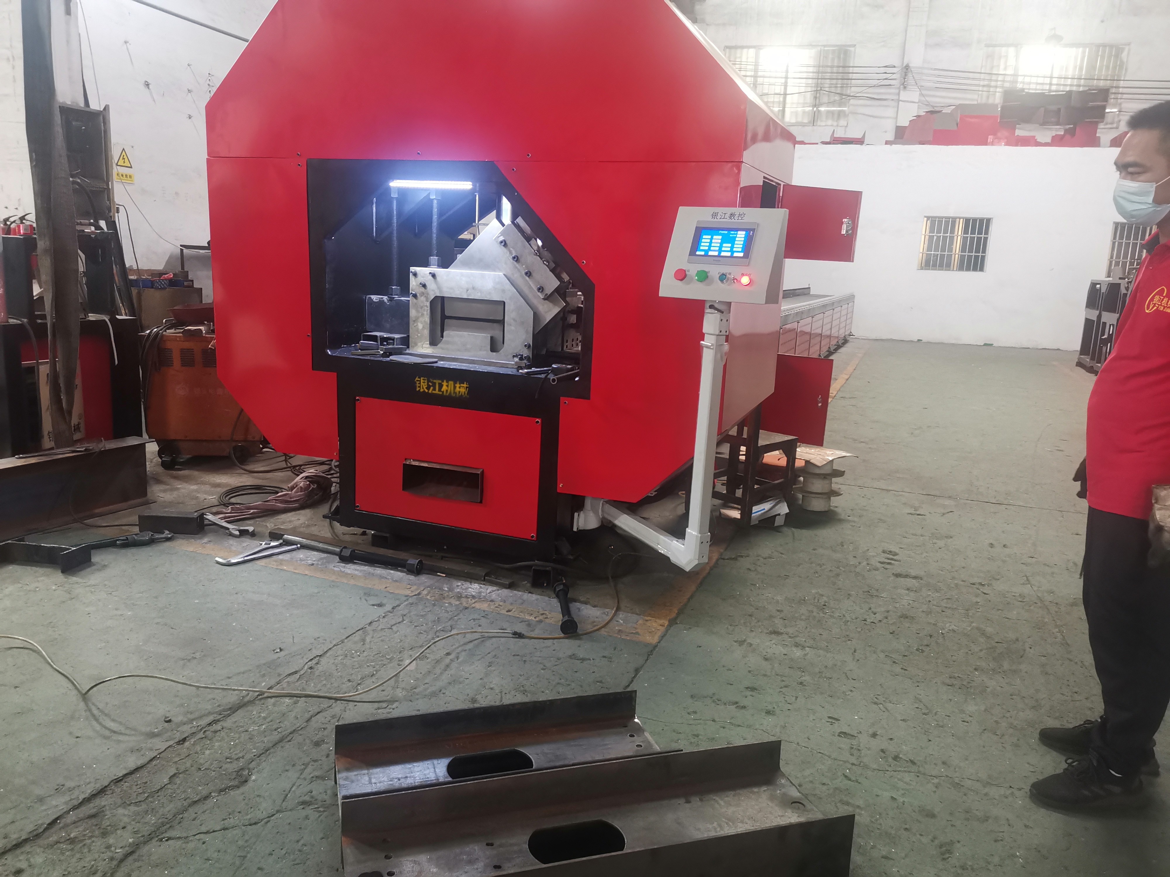 H-shaped steel punching and shearing machine Precision And Multiple Safety Mechanisms Punching Machine Hydraulic