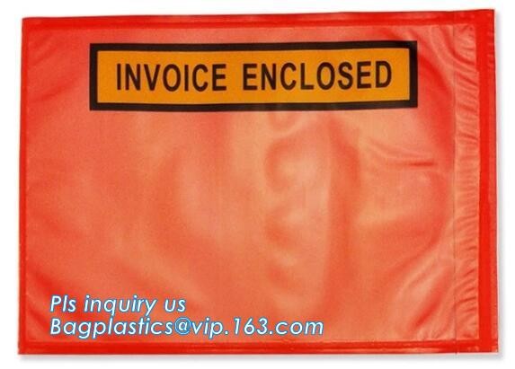 packing list envelope for AWB, packing list envelope mailing bag for express, Packing List Enclosed Envelopes, bagease
