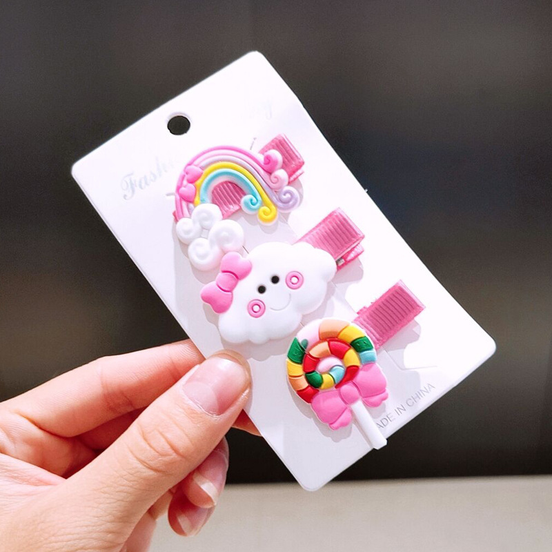 Diy Childrens Hair Accessories Fruit Shape Hair Grips Cartoon Baby For Girls Kids 19 Cm