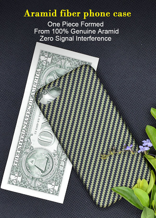 Extremely Lightweight Design Aramid Fiber Phone Case For iPhone SE