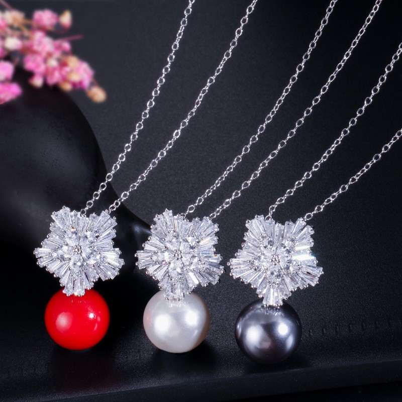 Women's Jewelry Set Wedding Party Water drop Red CZ Crystal Necklace Earrings Bracelet Ring High Quality Indian Gold Jew