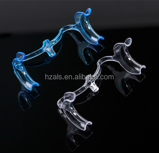 Clear/Clear Blue Double Head Lip Retractor Dental Lip Cheek Opener Stainless Steel Surgical Tool with CCC Certification