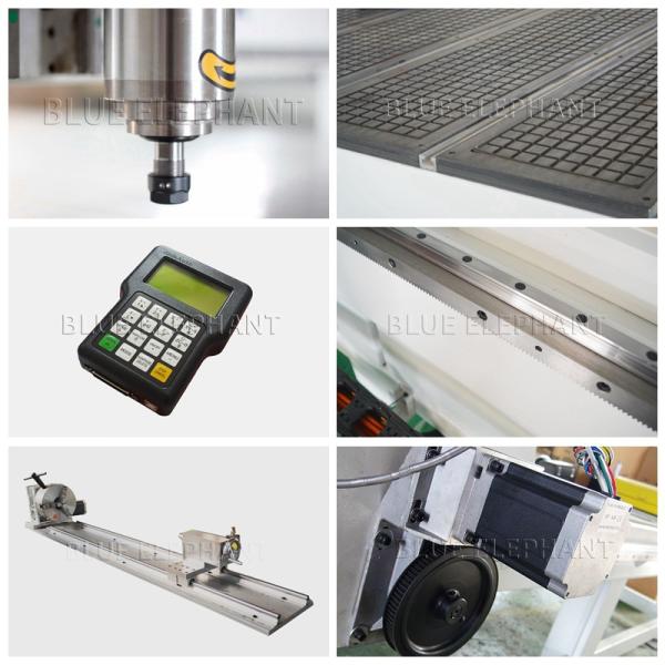 High Speed 1325 4 Axis CNC Router Machine For Making Furniture / Doors