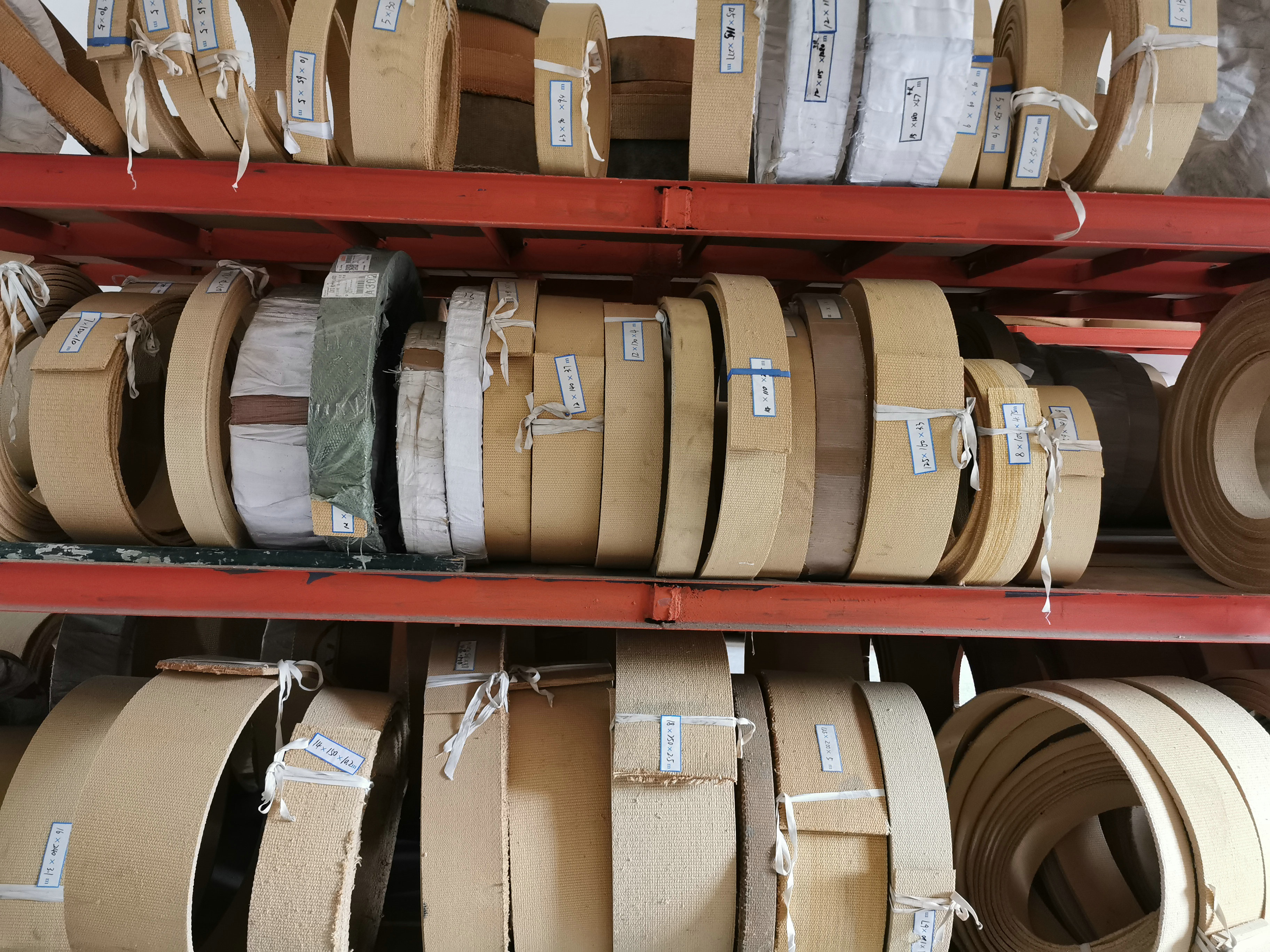 Resin material top quality brake band non asbestos woven brake lining winch brake