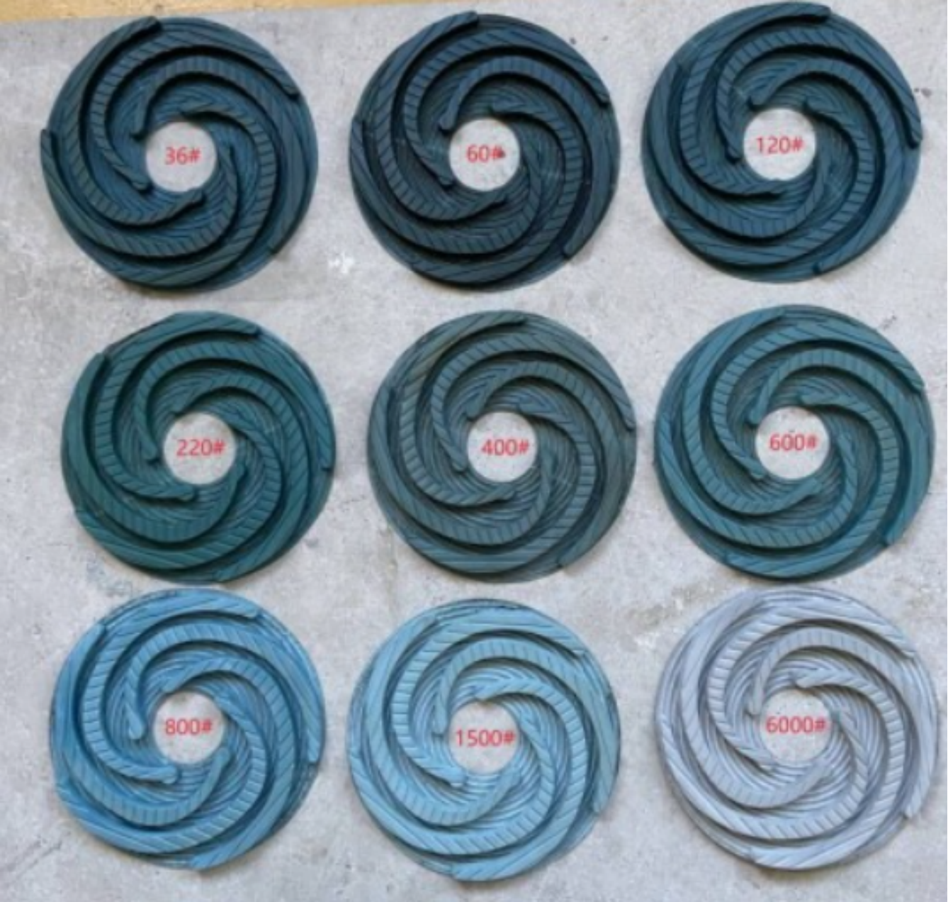 Resin Disc Granite Abrasive D200mm D250mm For Grinding And Polishing