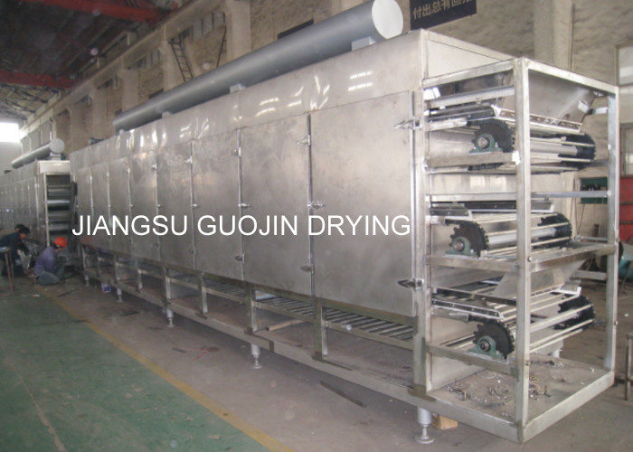 375kg/h Steam Heating Conveyor Mesh Belt Dryer For Fruit
