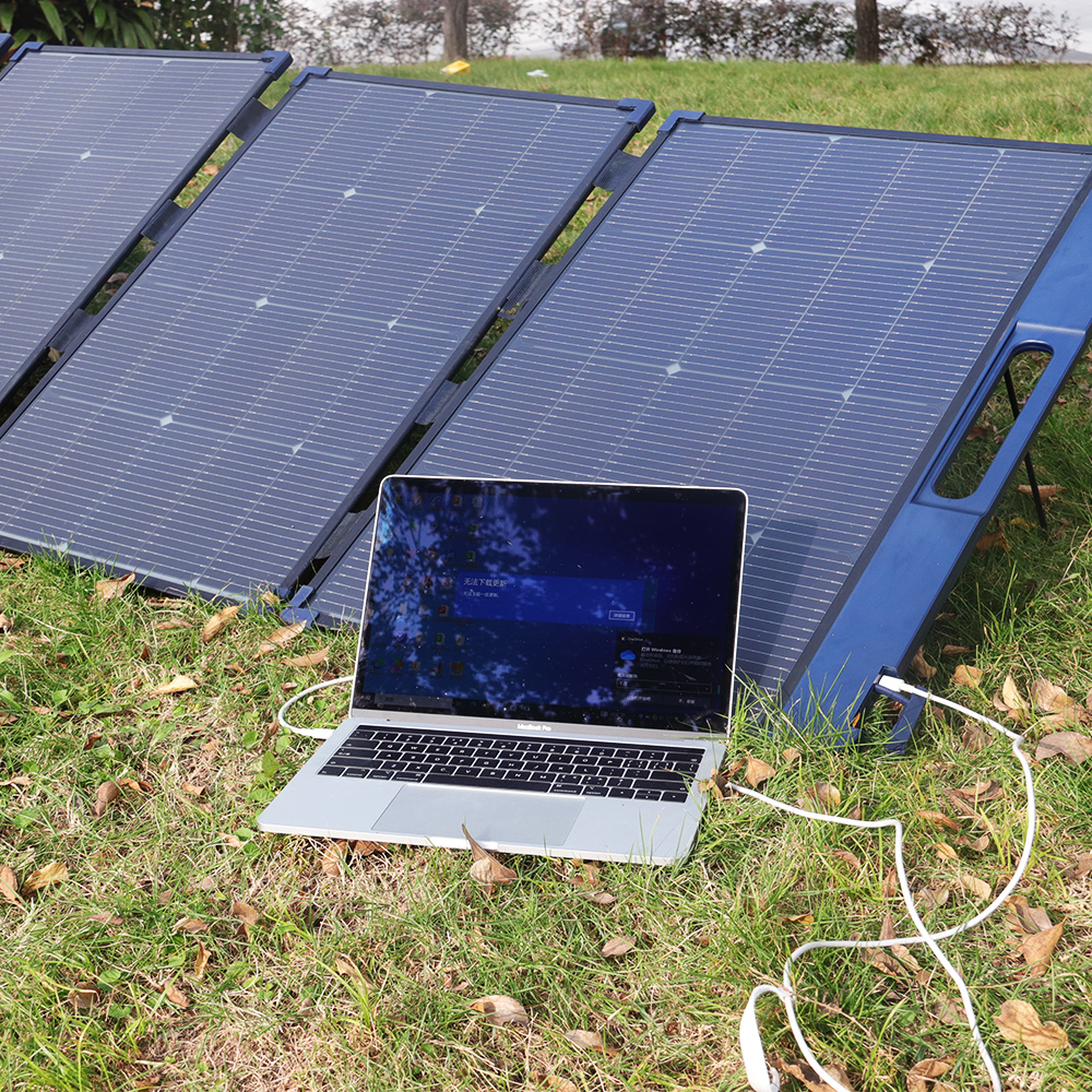 125mmx125mm Cell Folding Solar Panel Kit 280W Portable For Camping Outdoor