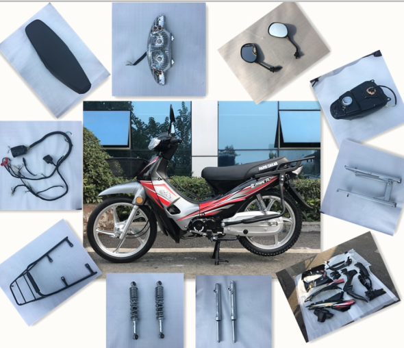 HJ110 DY110 Electric Motorcycle Parts Gas Scooters Customization Service