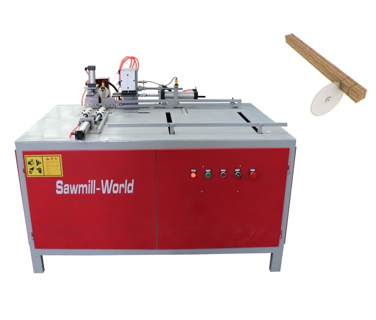 Block Cutting Machine For Wooden Pallet Automatic Small Wood Pallet Block Saw Cutting Cutter Band Saw Making Machine