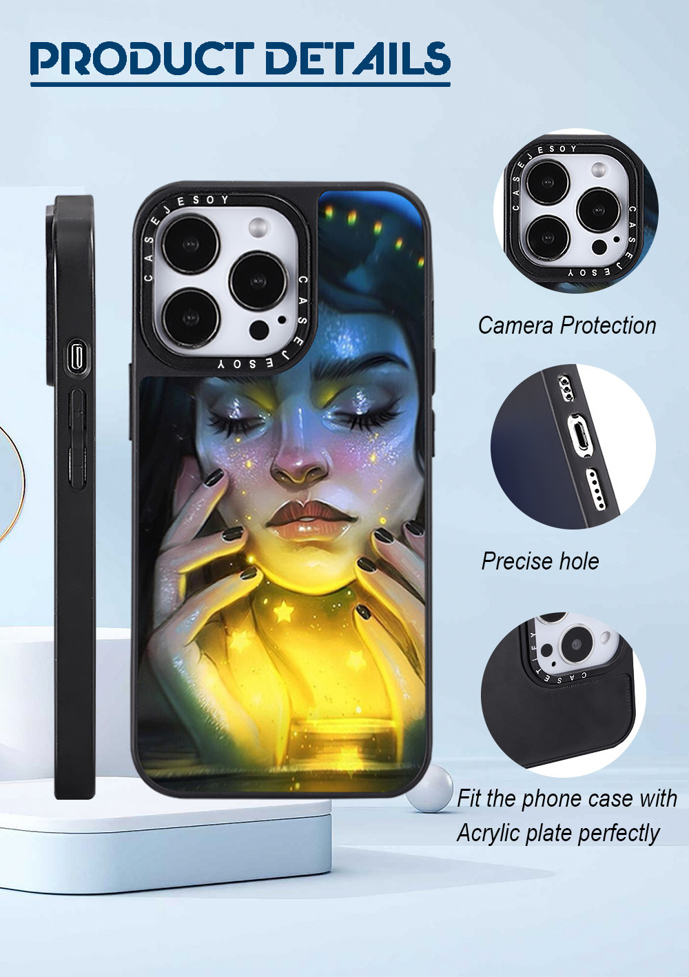Custom Tpu Pc Mirror Plate Uv Print Mobile Phone Cases For IPhone Samsung