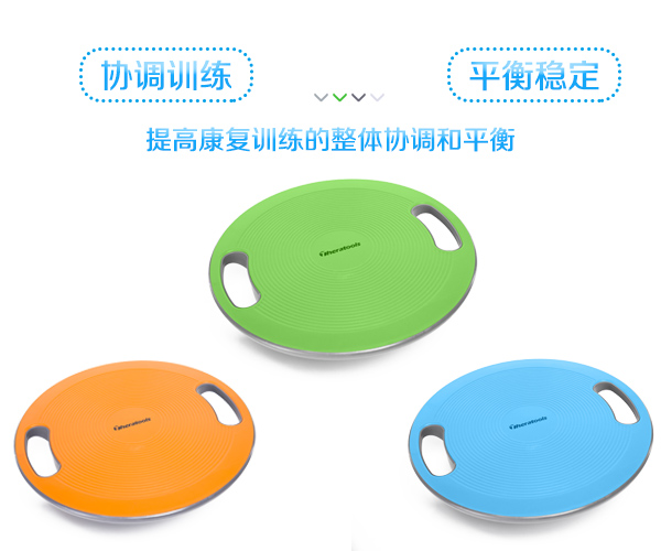 Workout Physiotherapy Rehabilitation Equipment Plastic Wobble Balance Board For Core Training