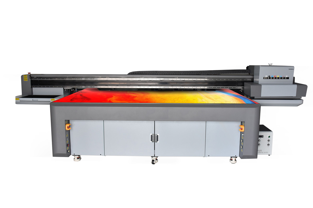 Industrial UV Flatbed Printer Powerful Digital Flat Bed Inkjet Printer