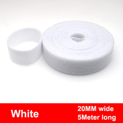 Hot Sale 25MM 100% Nylon Thin Heavy Duty Back To Back Self Adhesive Double Side Hook And Loop Band Tape
