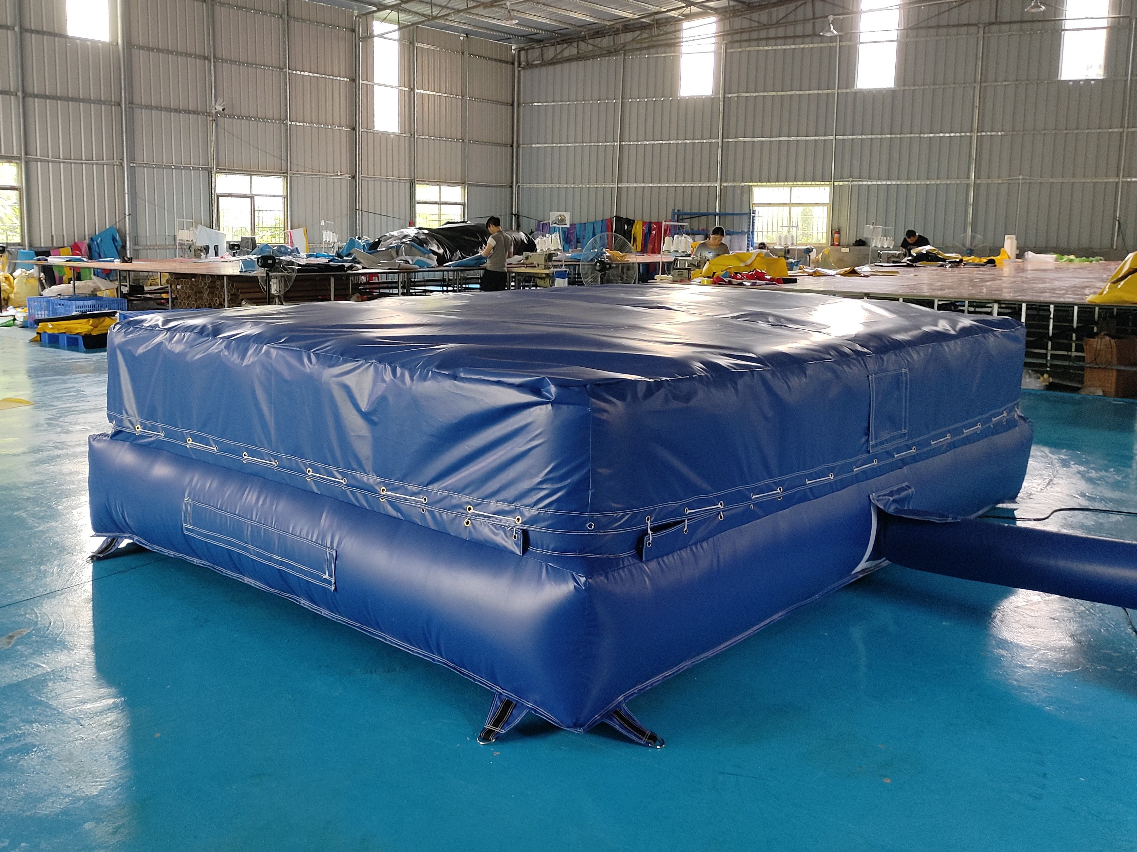 Commercial 0.55mm PVC Tarpaulin Inflatable Sport Game Inflatable Obstacle Course Game For Event