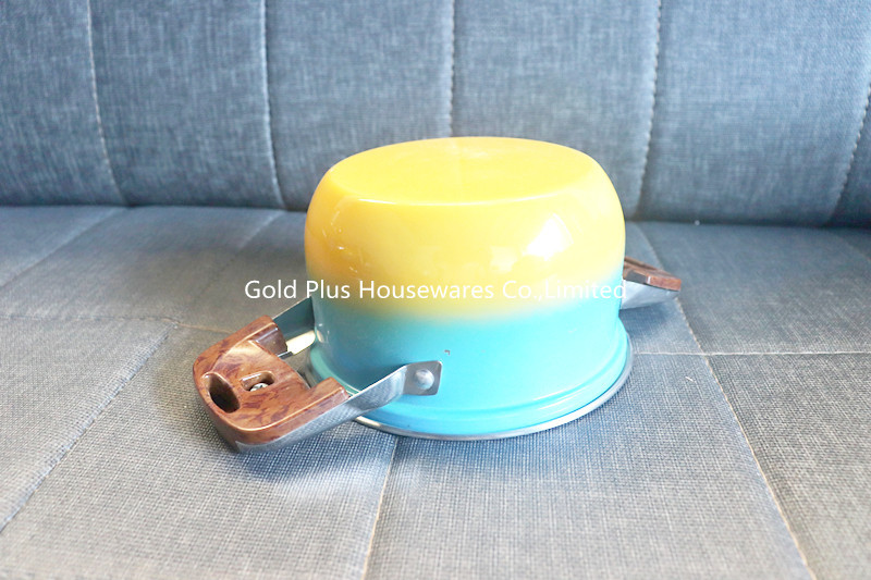 Rainbow Household Soup Pot Set For Stainless Steel Kitchenware