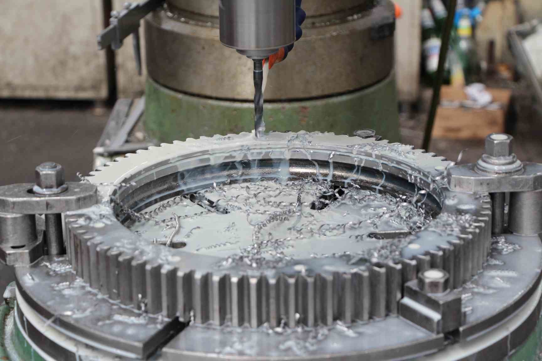 Outer Gear Double Row Ball Slewing Bearing Same Diameter Large Size