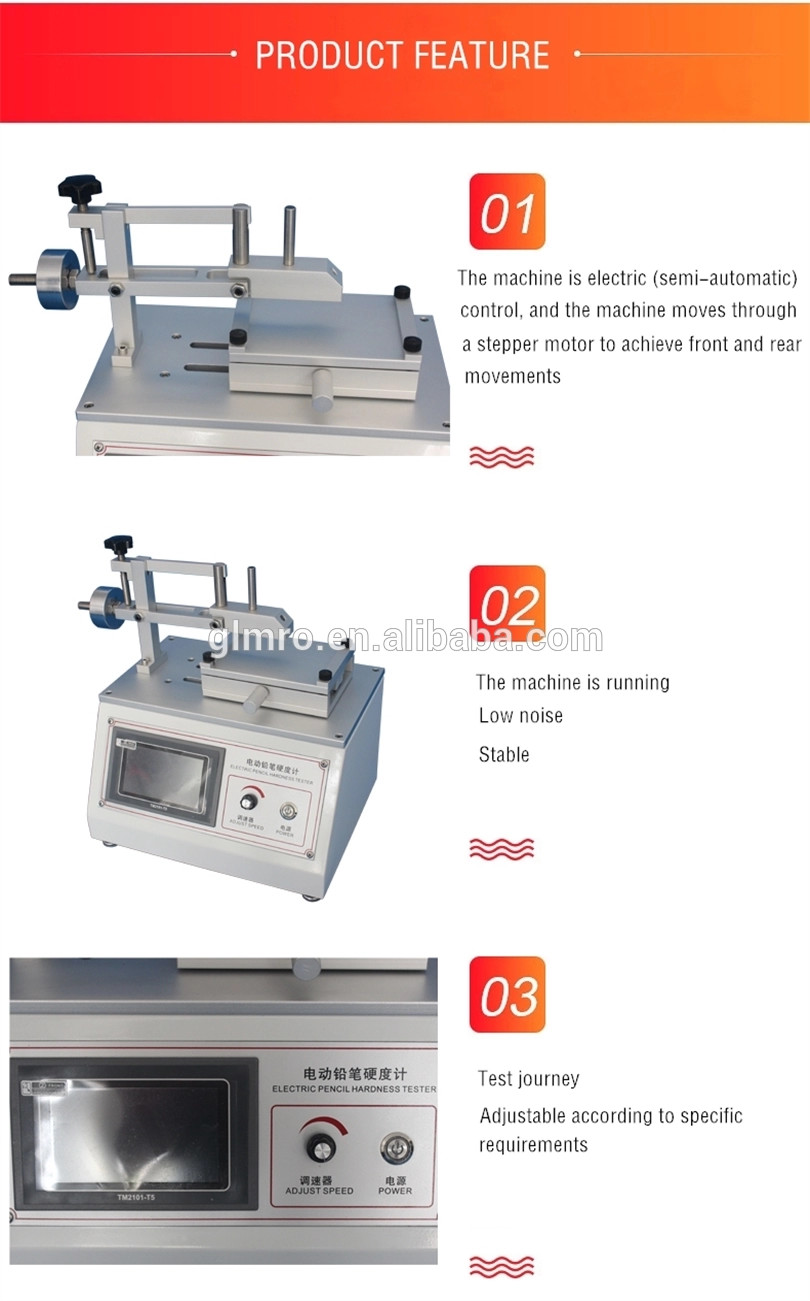 ASTM D3363 Touch Screen Electric Pencil Hardness Tester