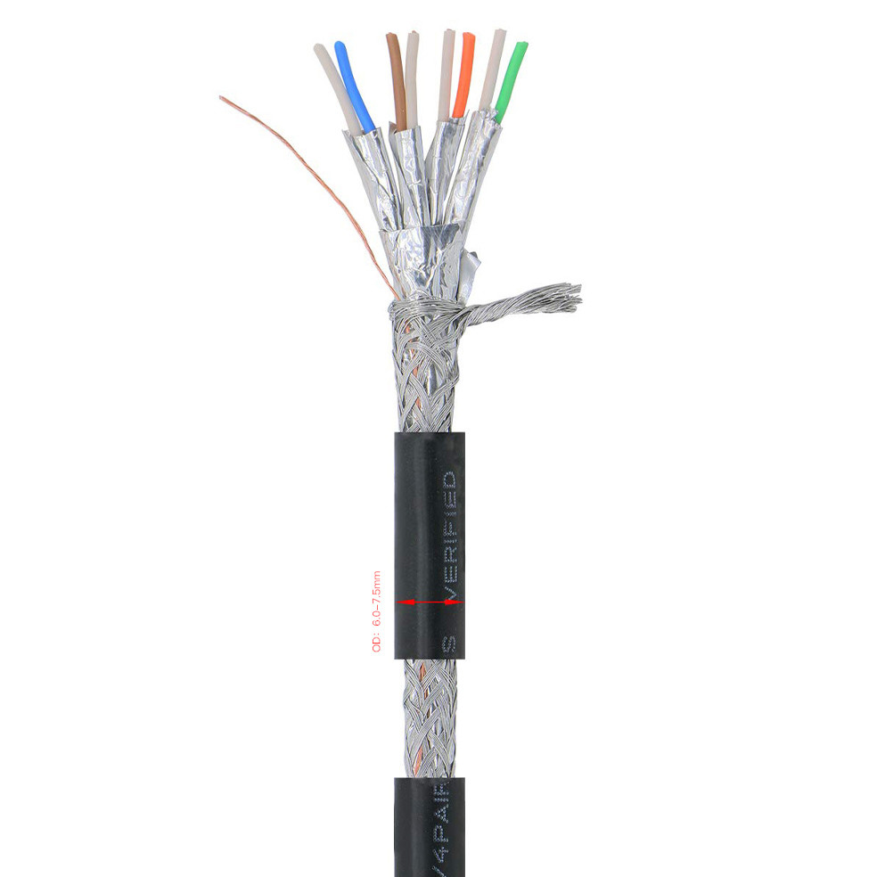 Durable 600MHZ Cat 7 Ethernet Patch Cable High Speed Gigabit 10Gbps