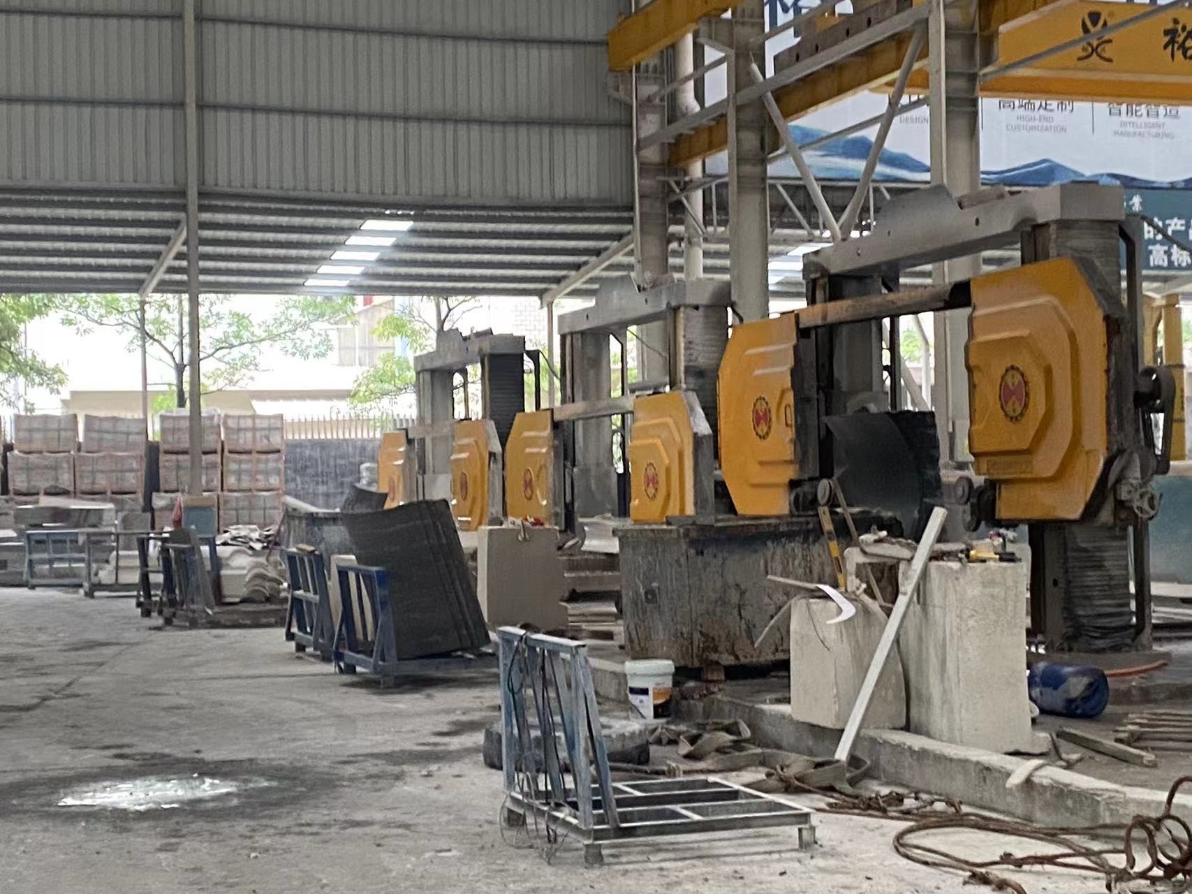 Automatic CNC Wire Saw Cutting Machine For Marble & Granite