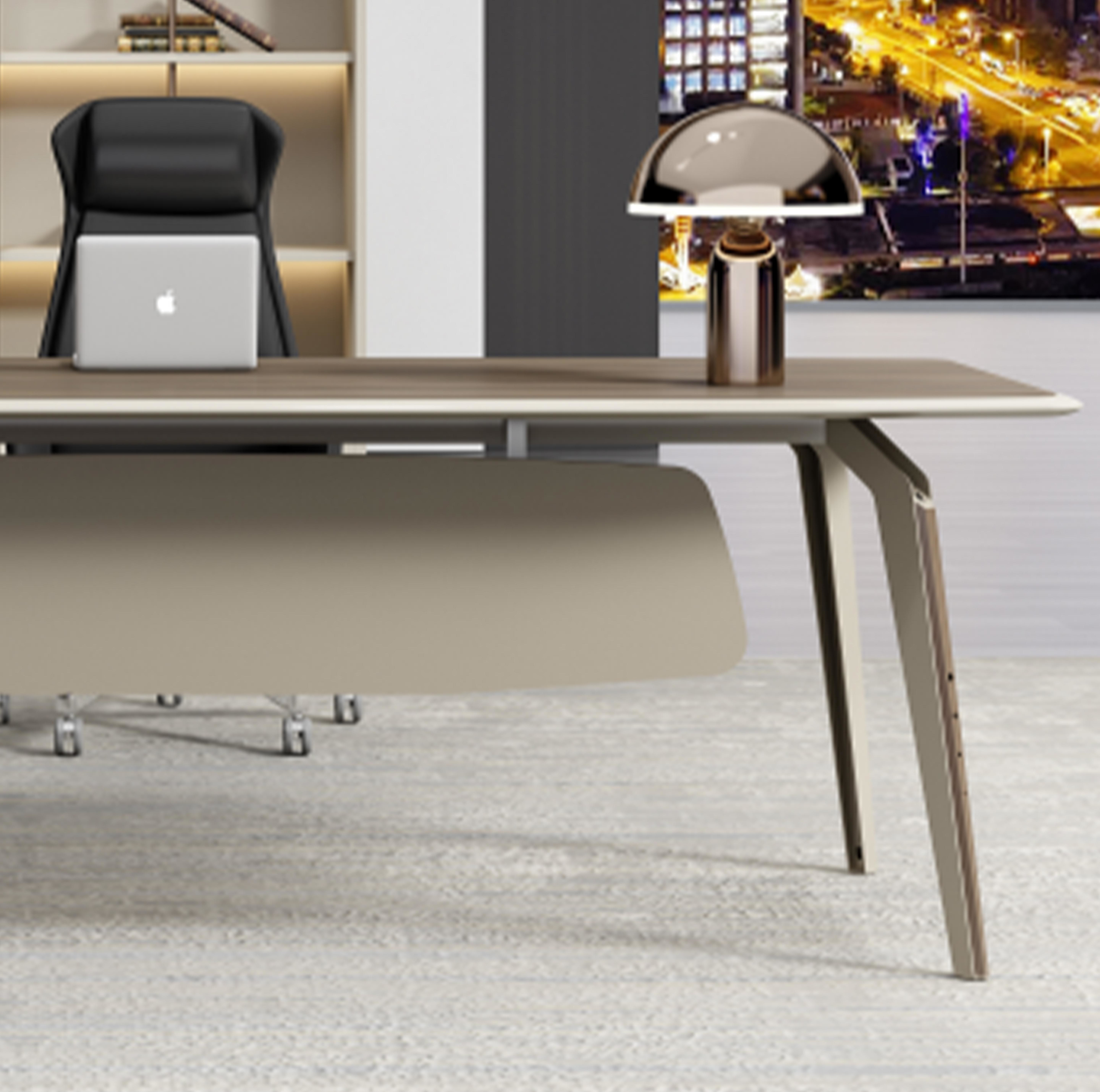 Modern Boss Table L Shape Manager Desk Office Furniture Luxury Executive Office Desk