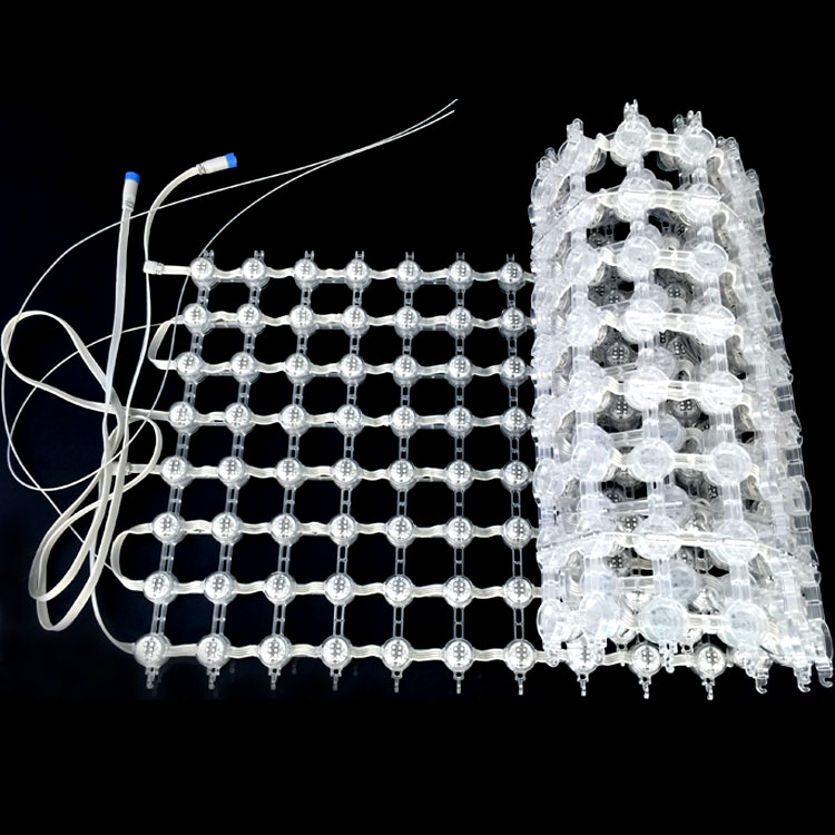 flexible led mesh curtain p55mm