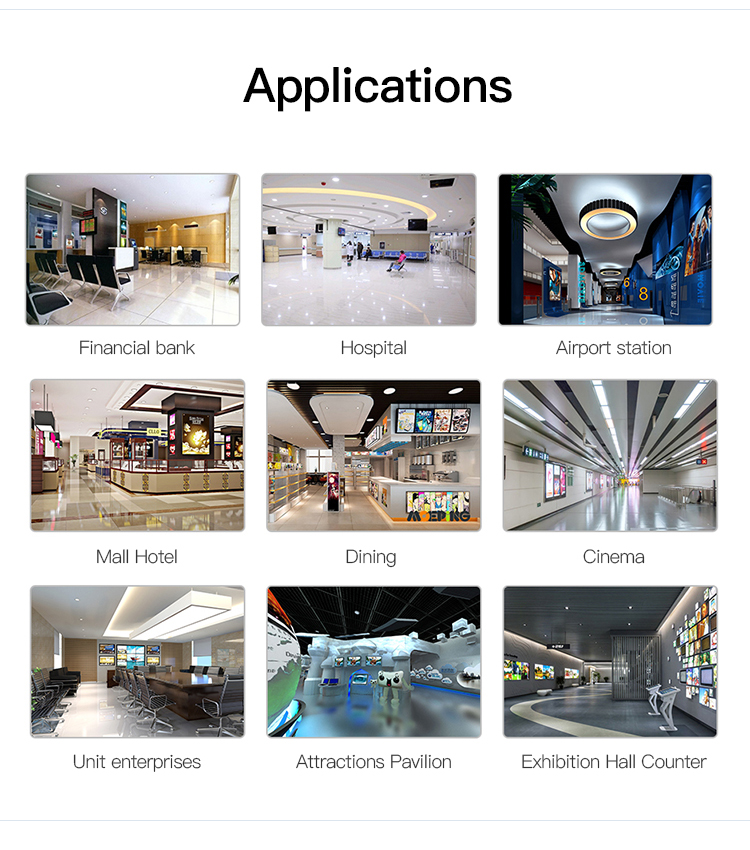 Wall Mounted Infrared Touch Screen Signage For Advertisement 65 Inch