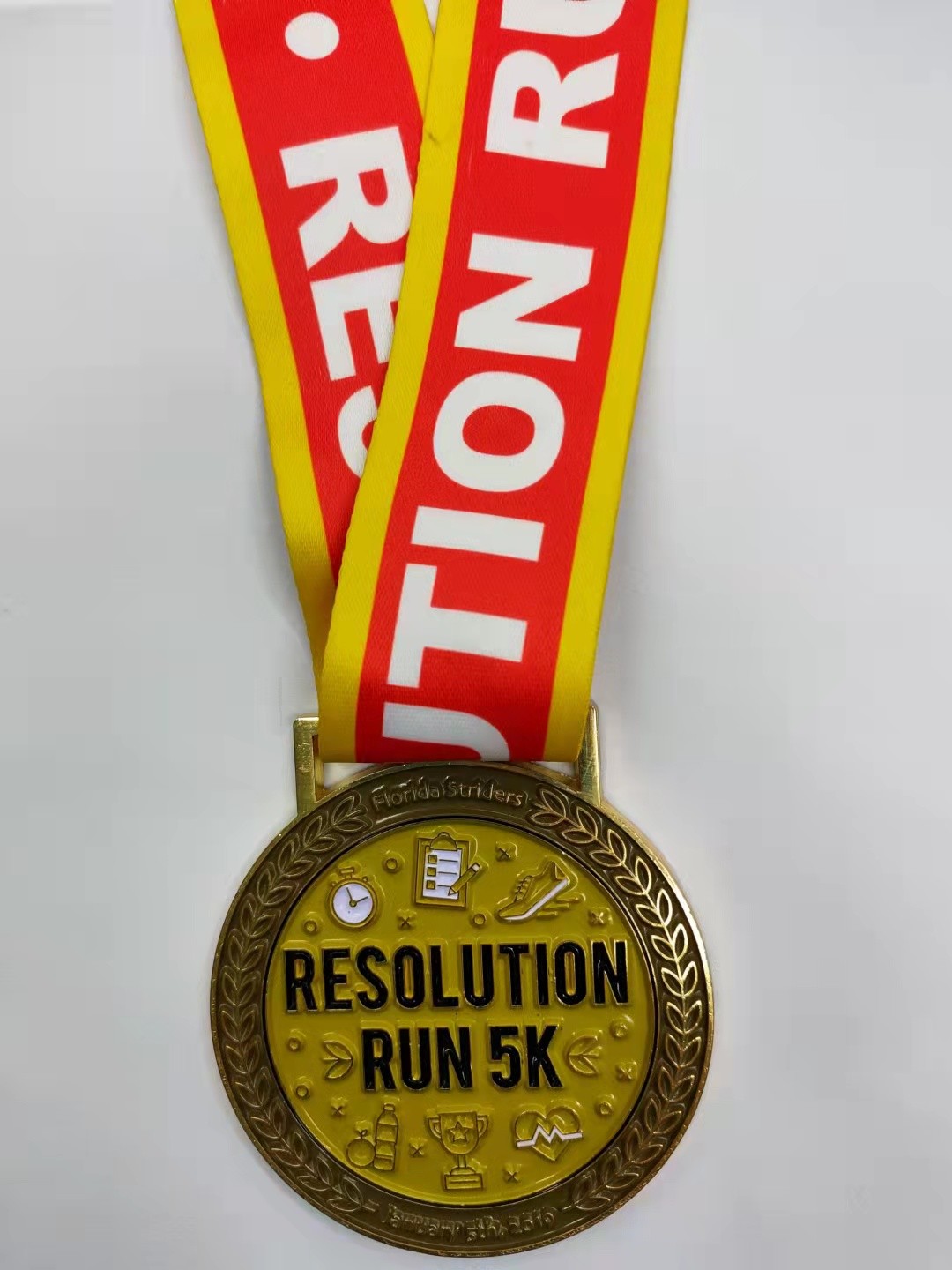 Horoscopes Custom Sports Medals , Die Casting Constellation Triathlon Medal Hanger