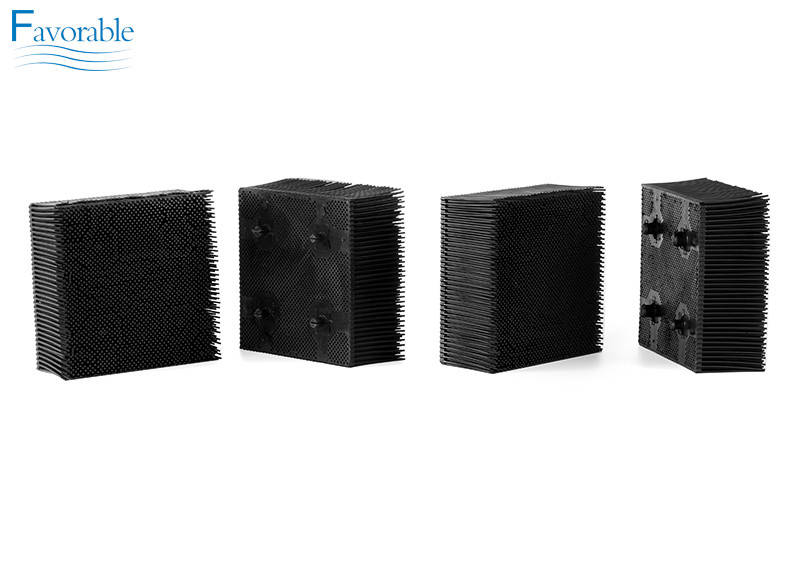92910001 Black Round Foot Nylon Bristle Block For Geber GTXL Spare Parts
