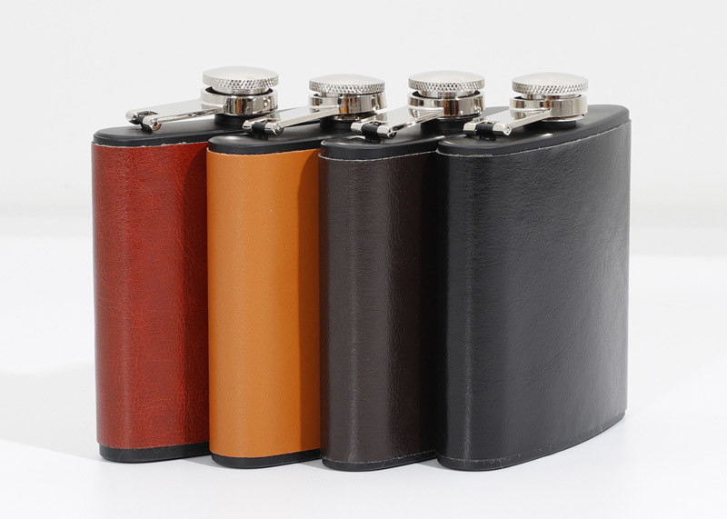 Leather Kitchen Household Items 6 Oz Portable And Skin Stick Wine Pot