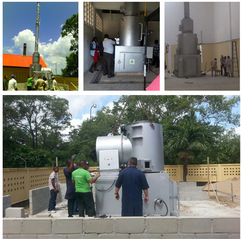 Stretch Film Animal Carcass Incinerator for Solid Waste Treatment of Small Animals