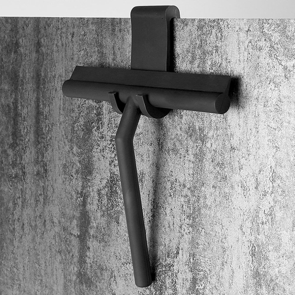 Black Silicone Window Squeegee For Shower Glass Mirror Snow Cleaner
