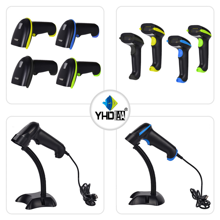 1D Wired Barcode Scanner Handheld Laser Bar Code Reader USB RS232 TTL Interface