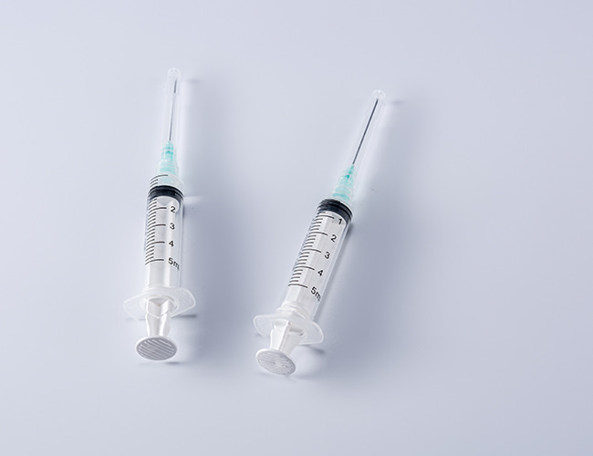 Transparent Medical 5ml Re Use Vaccine Injection Syringes CE