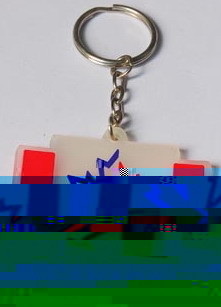 Cute Pvc Rubber Keychain For Kids , Any Shape 3d Keychains Custom