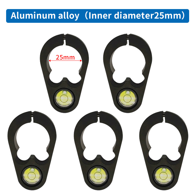 Pole Bubble Vial Holder 5 PCS Set for Diameter Pole Compatible with Total Station GPS RTK GNSS
