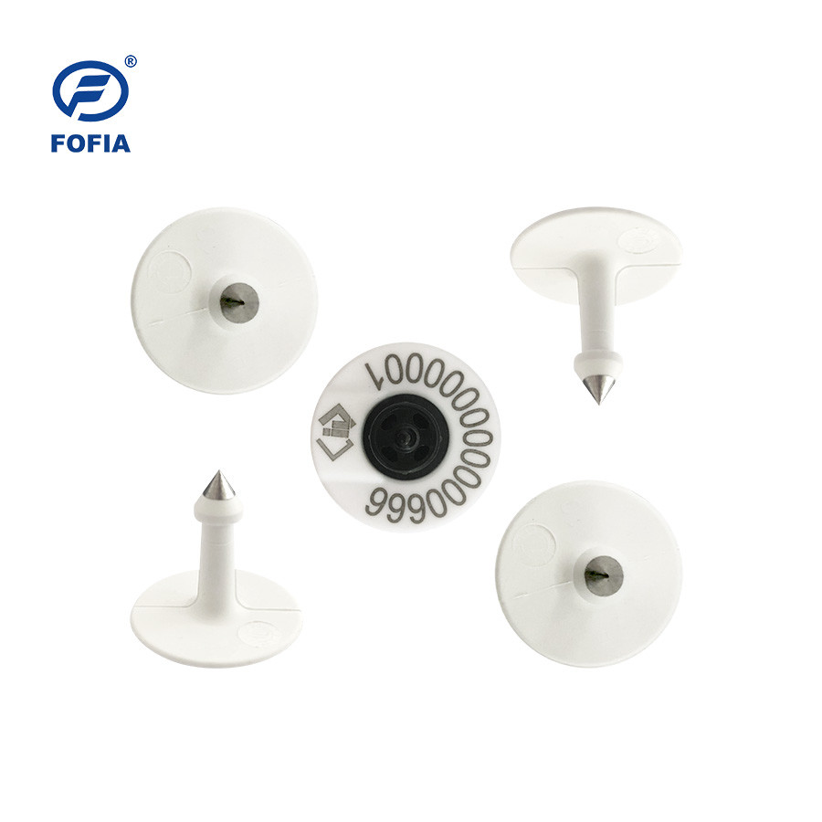 Electronic Animal RFID Ear Tag For Cattle / Cow , ICAR Certificate