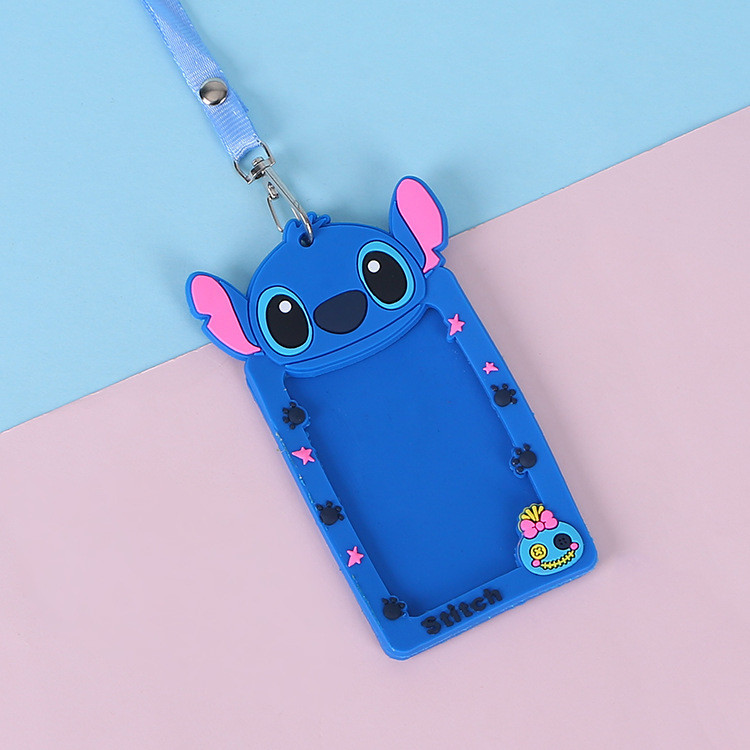 Non-Toxic Silicone ID Badge Holder for Office School ID Credit Cards Proximity Key Cards License
