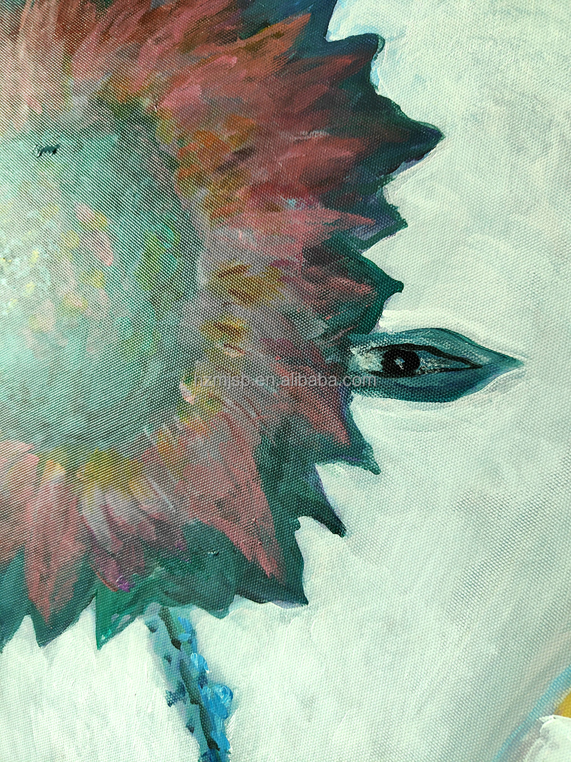 OEM ODM Abstract Animal Oil Painting On Canvas Wall Art Decor Modern Textured