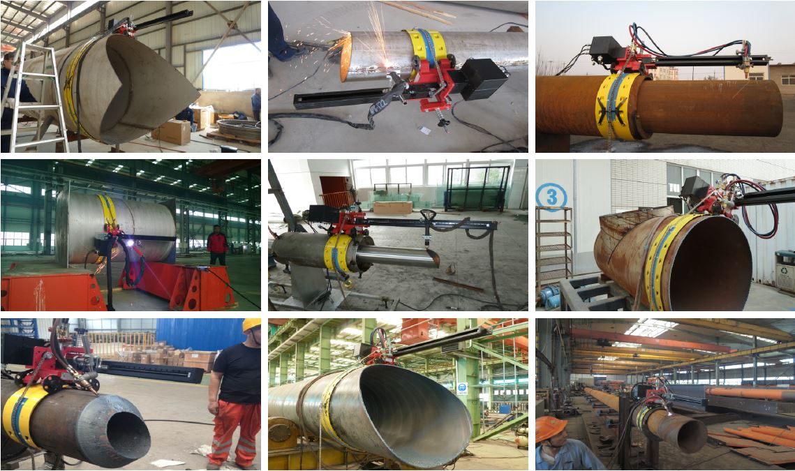 AC220±10v 50Hz Portable Pipe Cutter CNC Automatic Pipe Tube Plasma Cutting Machine