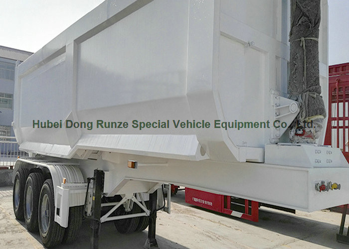 Heavy Duty Dumper Semi Trailer Truck for 3 Axles U shape Hydraulic dump Tipper Trailer 45 - 50 Ton