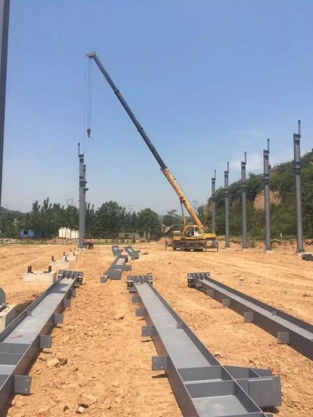 Recycled Prefabricated Steel Frame Buildings Fire / Rust Proof 12 Grade Anti