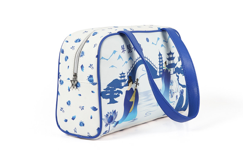 Dustproof PU Leather Ladies Travel Makeup Bag