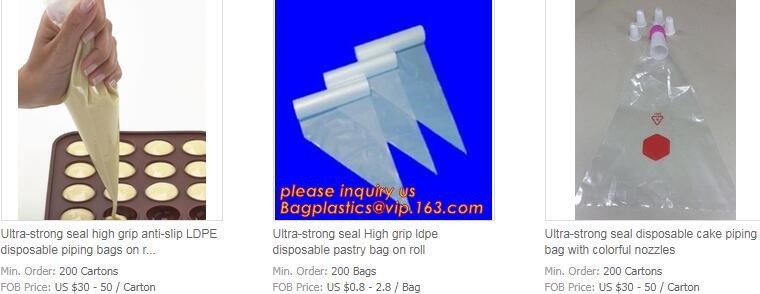 PE Plastic Icing Piping Cake Decorating Pastry Bag Candy Making Bags, Cake Cream, Decorating, Pastry Bags, Piping, Pastr